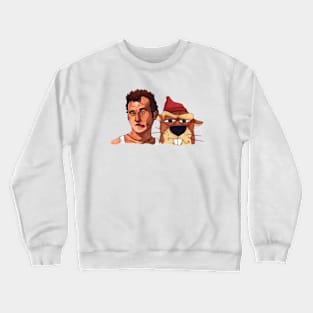 Carl Spackler And Gopher Caddyshack Art Crewneck Sweatshirt